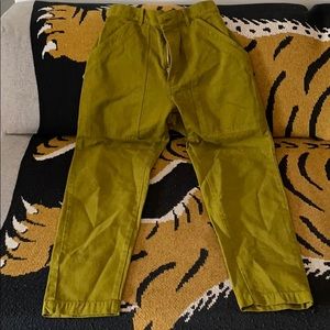 Big Bud Press Pencil Pants Olive Green size Small